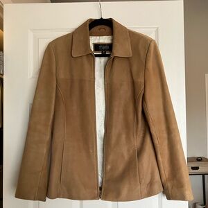 Wilson Blond Leather Jacket M